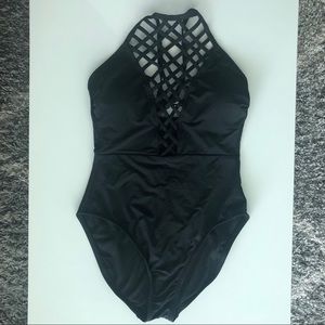 One-Piece Swimsuit with Tummy Toner
